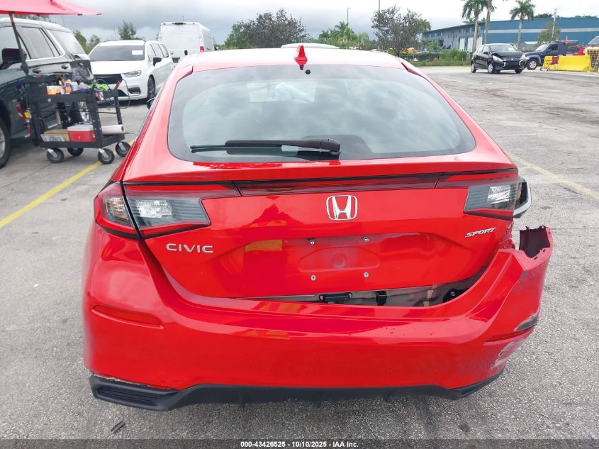 2024 Honda Civic Sport VIN: 19XFL2H82RE019970 Lot: 43426525