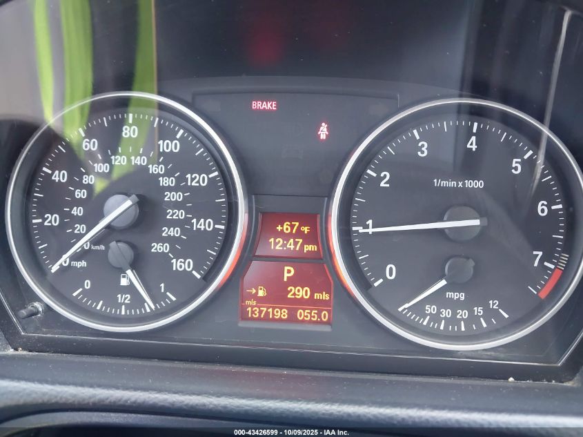 2011 BMW 328I VIN: WBAPH7C5XBE680001 Lot: 43426599