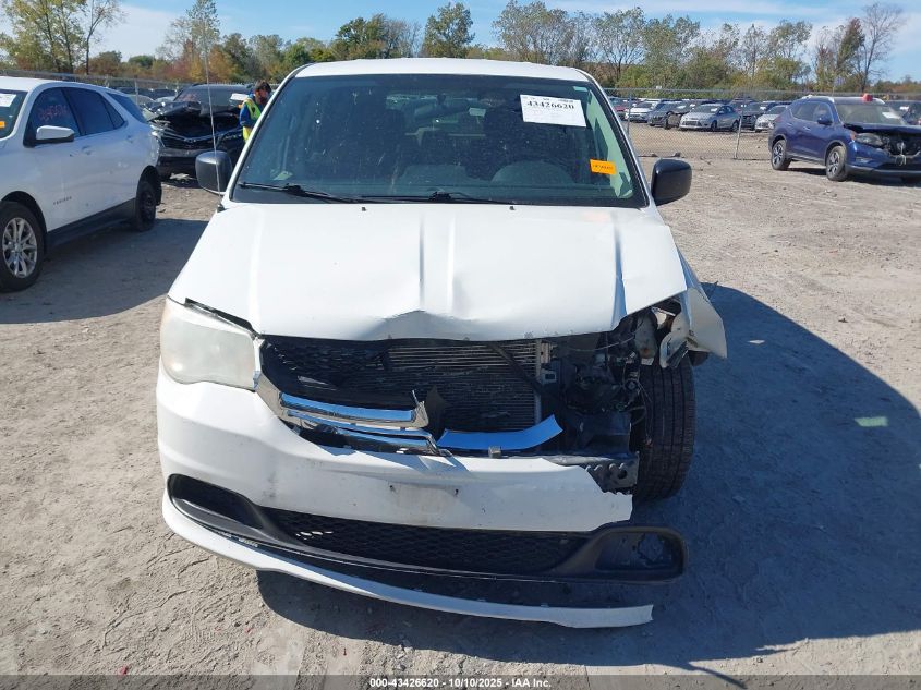 2013 Dodge Grand Caravan Se VIN: 2C4RDGBG1DR532996 Lot: 43426620