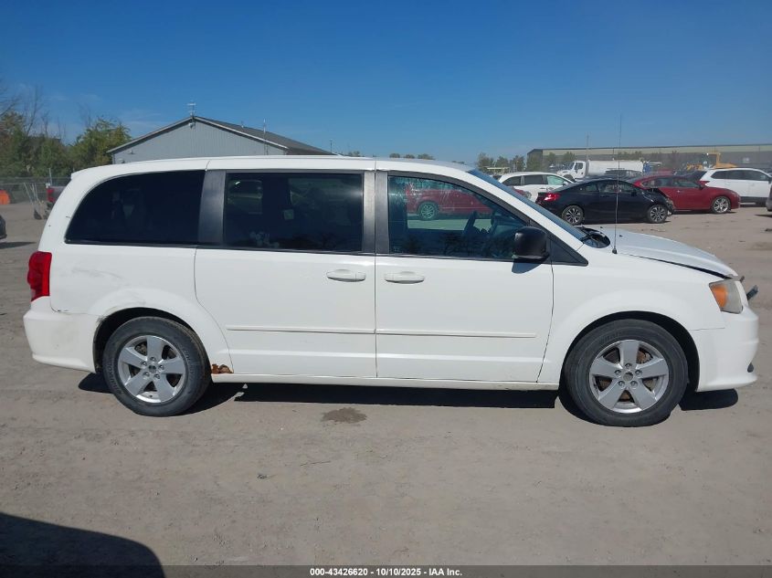 2013 Dodge Grand Caravan Se VIN: 2C4RDGBG1DR532996 Lot: 43426620