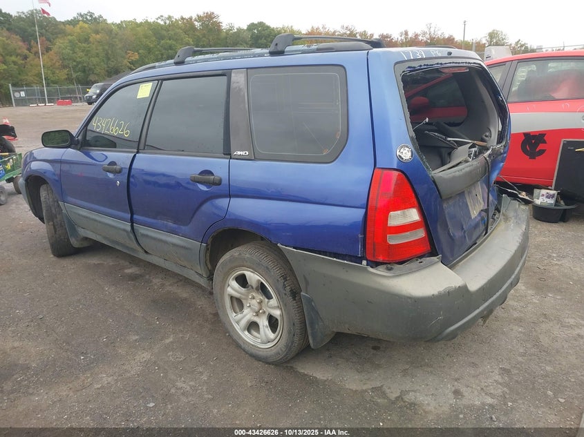 2003 Subaru Forester X blue suv gasoline JF1SG63623H771739 photo #4