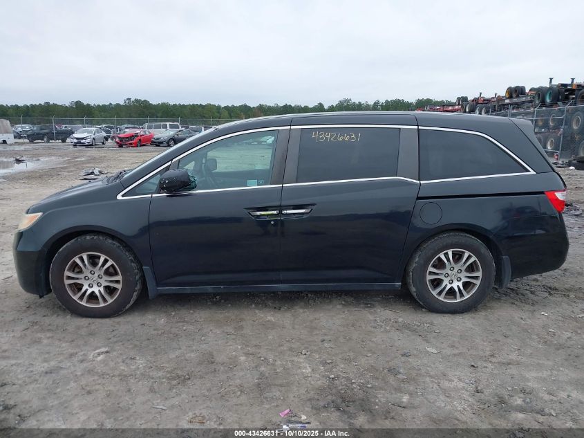 2012 Honda Odyssey Ex-L VIN: 5FNRL5H6XCB050768 Lot: 43426631