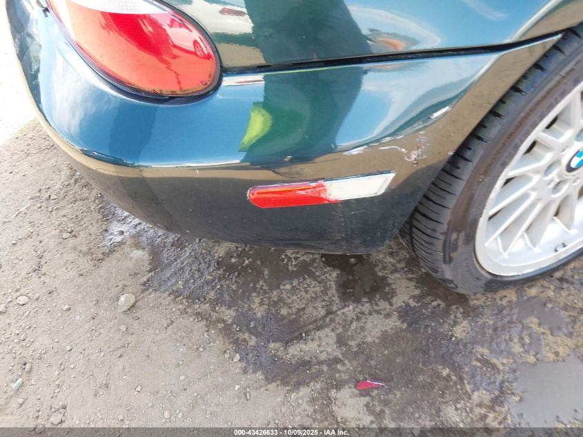 2001 BMW Z3 3.0I VIN: WBACN53421LJ57570 Lot: 43426633