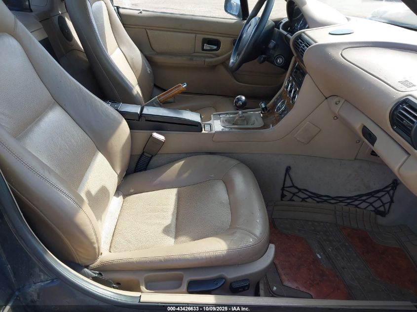 2001 BMW Z3 3.0I VIN: WBACN53421LJ57570 Lot: 43426633