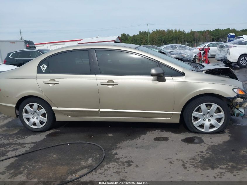 2008 Honda Civic Lx VIN: 1HGFA16588L080806 Lot: 43426642