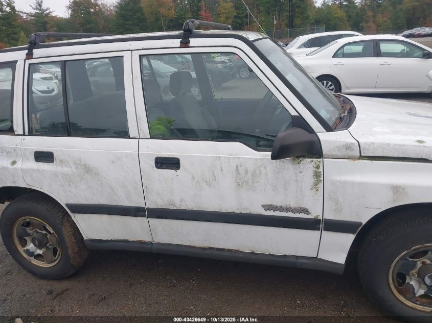 1998 Chevrolet Tracker VIN: 2CNBJ1366W6916401 Lot: 43426649