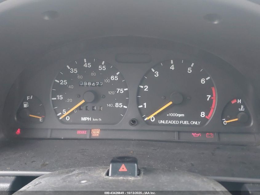 1998 Chevrolet Tracker VIN: 2CNBJ1366W6916401 Lot: 43426649