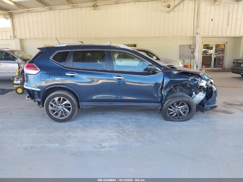 2016 Nissan Rogue Sl VIN: KNMAT2MTXGP726073 Lot: 43426654