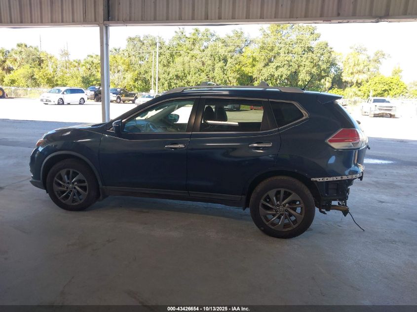 2016 Nissan Rogue Sl VIN: KNMAT2MTXGP726073 Lot: 43426654