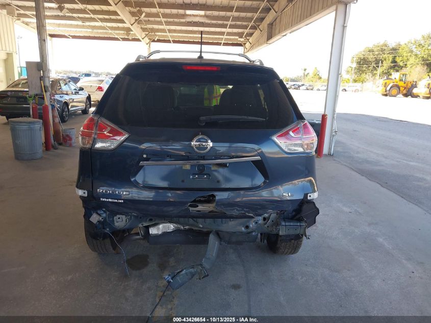 2016 Nissan Rogue Sl VIN: KNMAT2MTXGP726073 Lot: 43426654