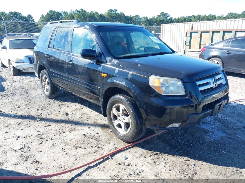 5FNYF28727B007056 2007 Honda Pilot Ex-L auction photo 1