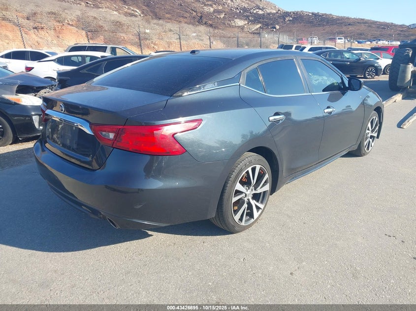 Vin: 1n4aa6ap3hc374800, lot: 43921538, nissan maxima 3.5 platinum/3.5 s/3.5 sl/3.5 sr/3.5 sv 20174