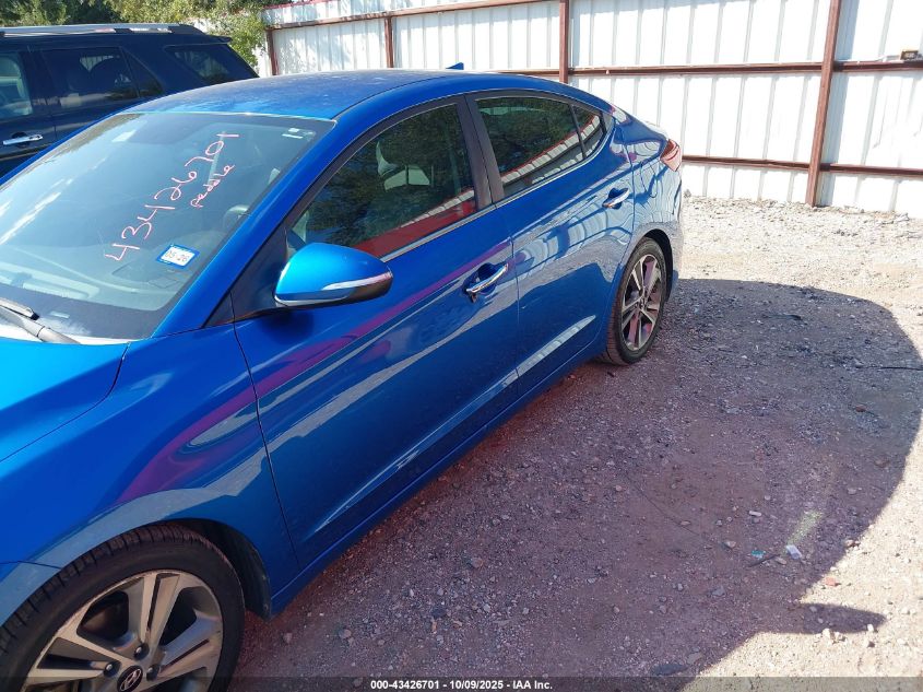 2017 Hyundai Elantra Limited VIN: 5NPD84LF4HH029372 Lot: 43426701