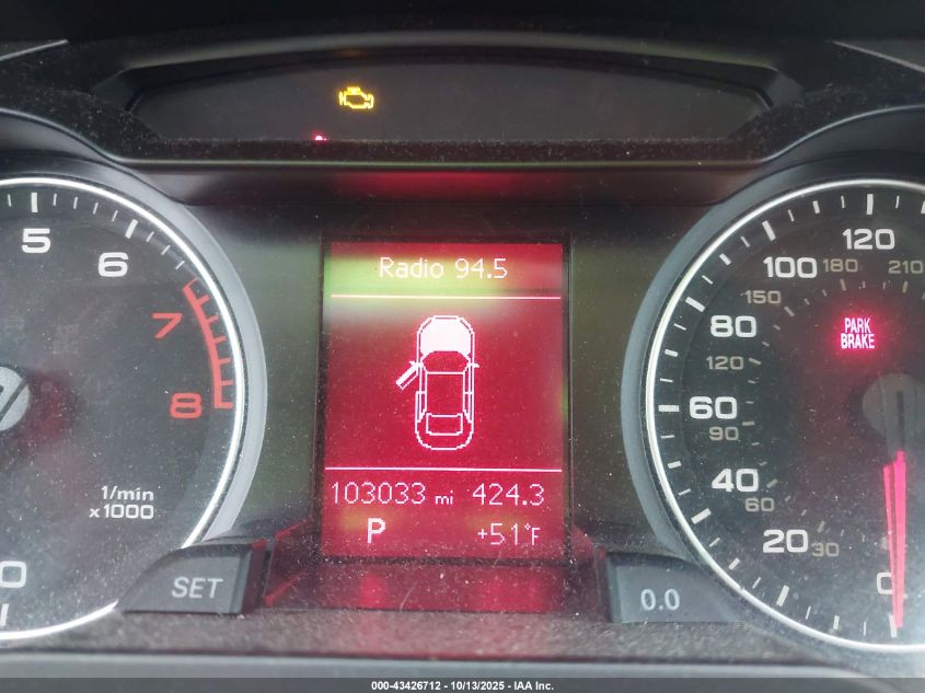 2012 Audi A4 2.0T Premium VIN: WAUBFAFLXCN000378 Lot: 43426712