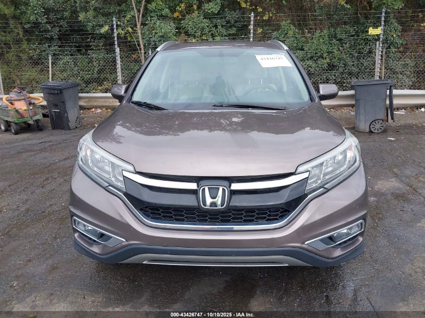 2015 Honda Cr-V Ex-L VIN: 2HKRM3H75FH500133 Lot: 43426747