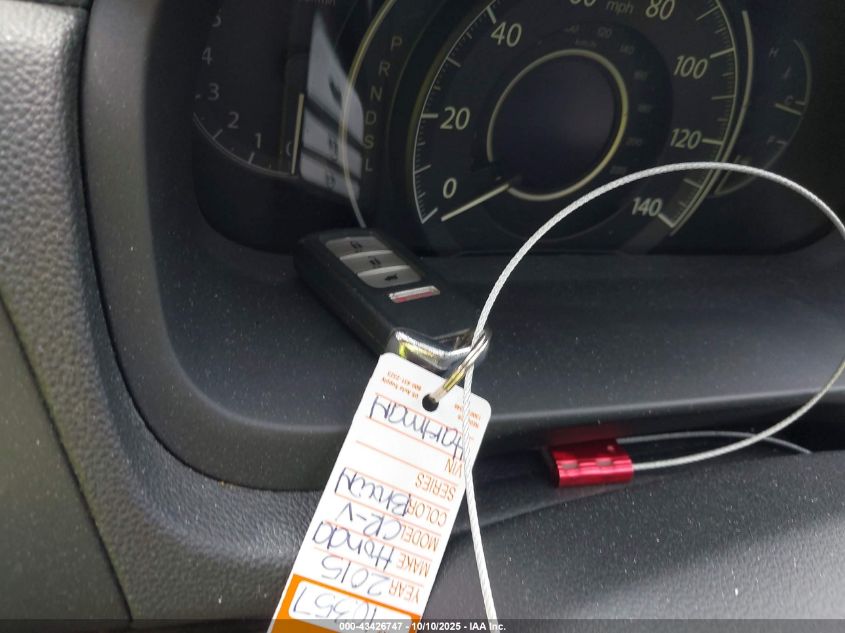 2015 Honda Cr-V Ex-L VIN: 2HKRM3H75FH500133 Lot: 43426747