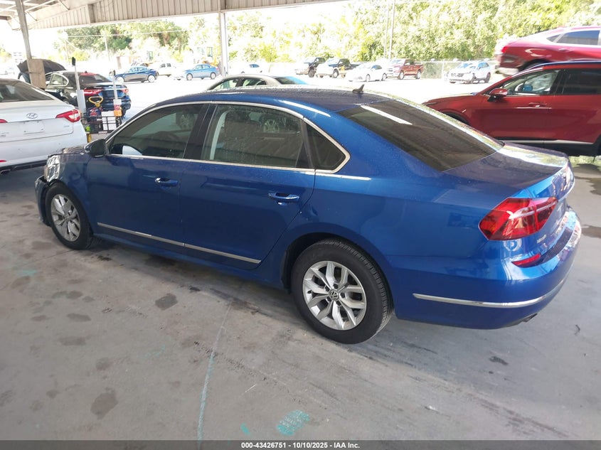 VIN 1VWAT7A31HC077593 2017 VOLKSWAGEN PASSAT 1.8T S