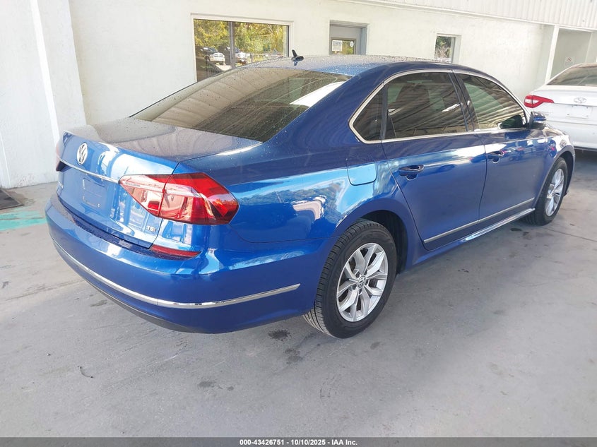 VIN 1VWAT7A31HC077593 2017 VOLKSWAGEN PASSAT 1.8T S