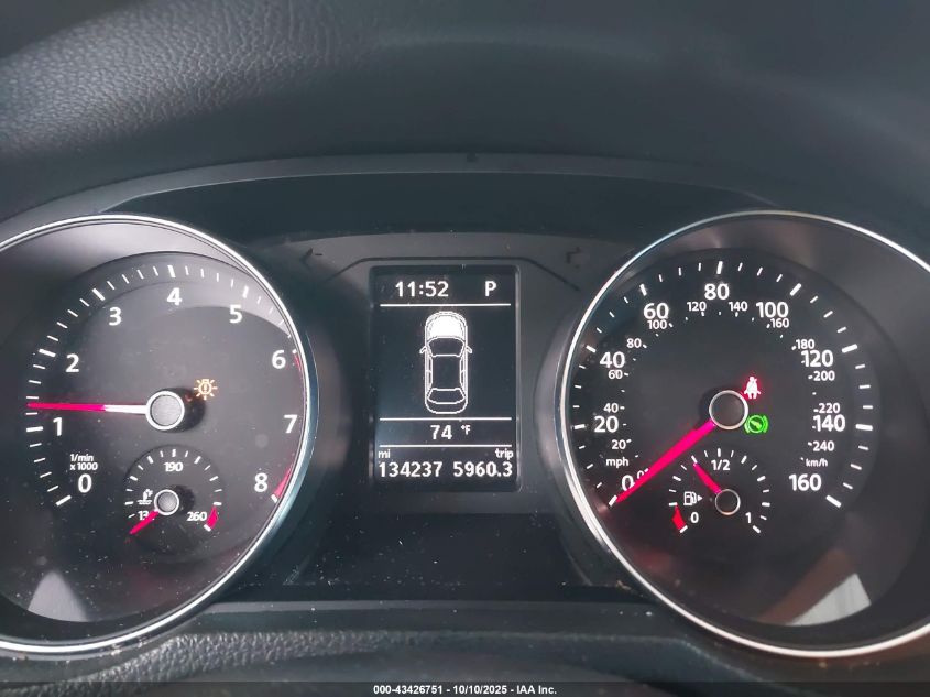 2017 Volkswagen Passat 1.8T S VIN: 1VWAT7A31HC077593 Lot: 43426751