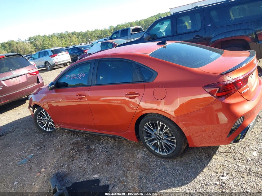 2023 Kia Forte Gt-Line VIN: 3KPF54AD8PE542954 Lot: 43426789