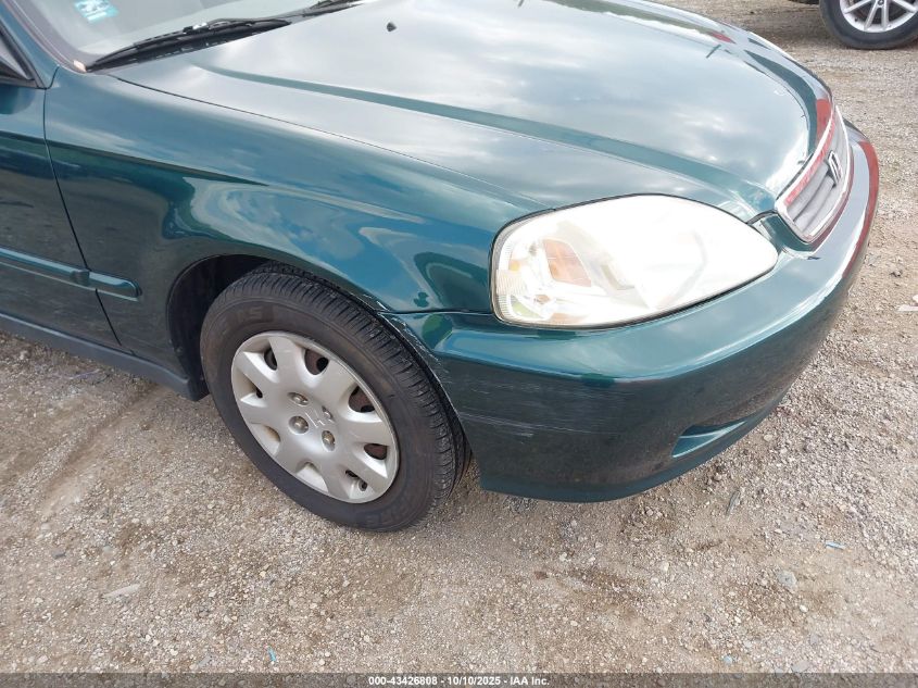 1999 Honda Civic Value Package VIN: 2HGEJ6619XH528858 Lot: 43426808