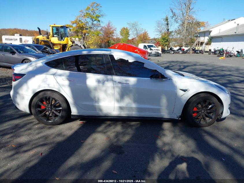 2019 Tesla Model 3 Long Range/Performance VIN: 5YJ3E1EB6KF393683 Lot: 43426812
