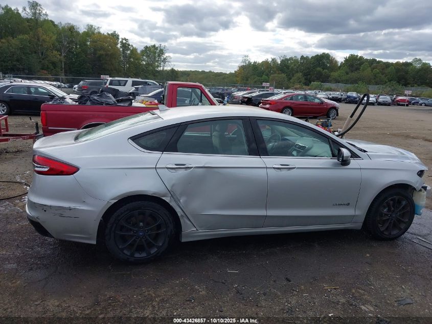2019 Ford Fusion Hybrid Se VIN: 3FA6P0LU7KR205540 Lot: 43426857