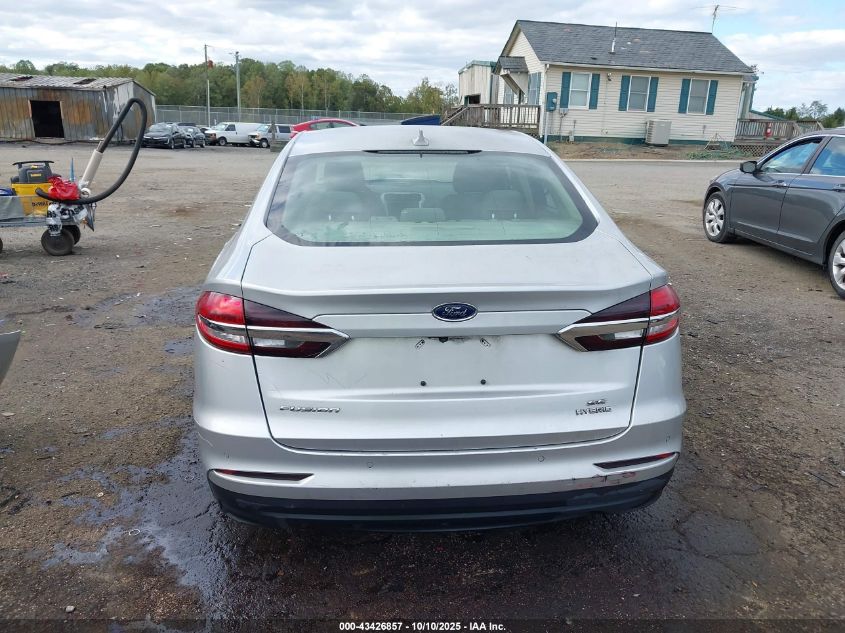 2019 Ford Fusion Hybrid Se VIN: 3FA6P0LU7KR205540 Lot: 43426857