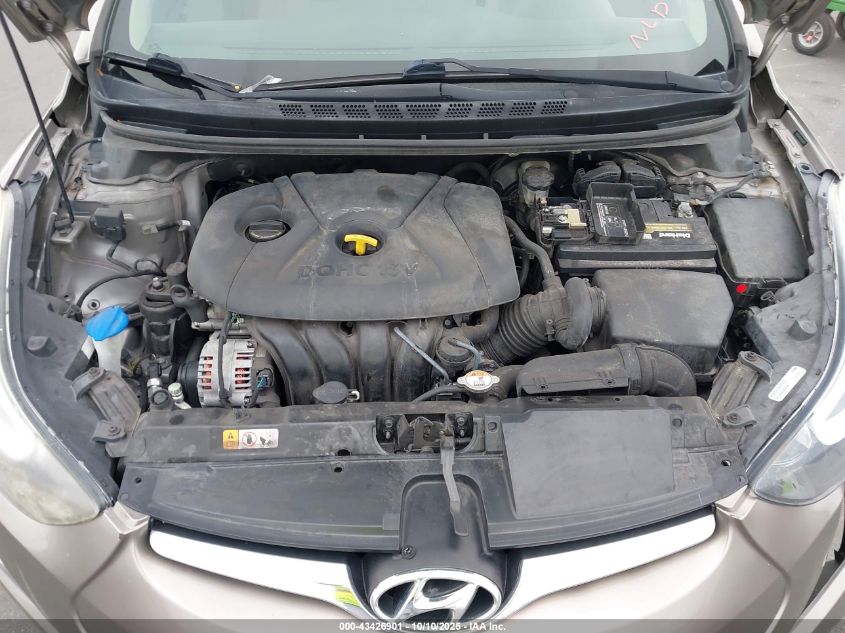 2014 Hyundai Elantra Se VIN: 5NPDH4AE9EH542879 Lot: 43426901