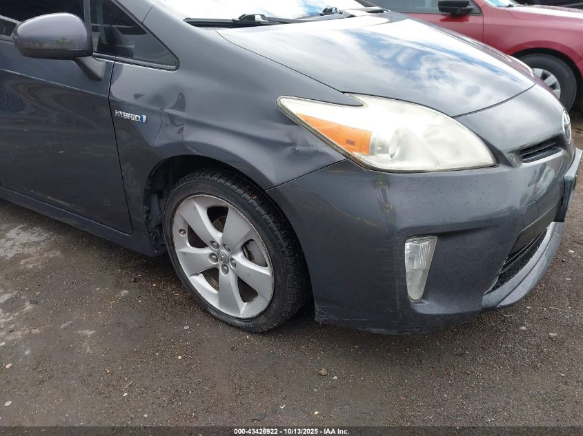 2013 Toyota Prius Two VIN: JTDKN3DU4D5597655 Lot: 43426922