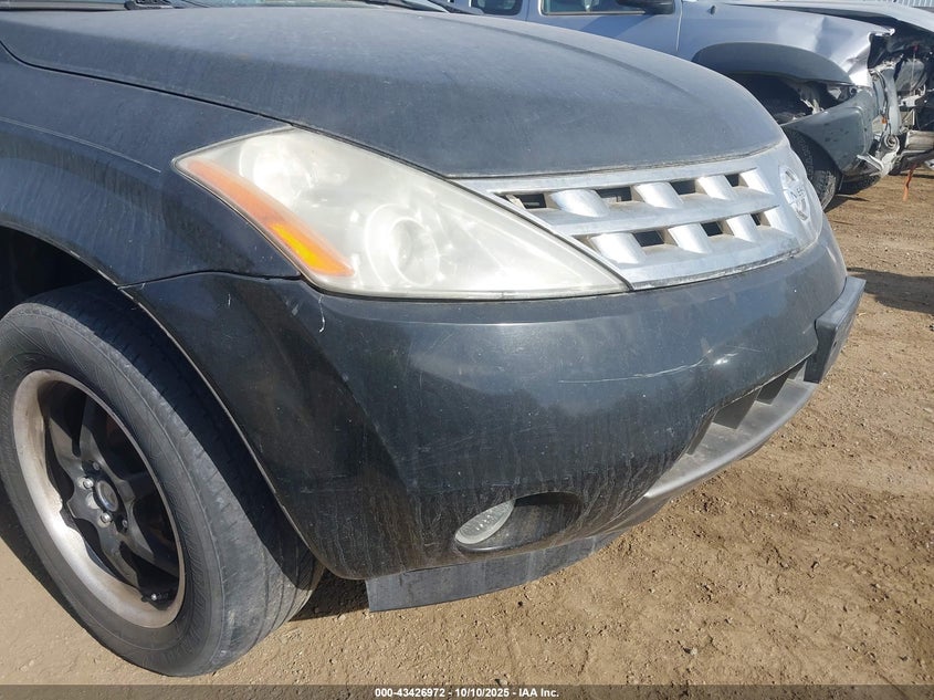 2004 Nissan Murano Se VIN: JN8AZ08W34W315269 Lot: 43426972