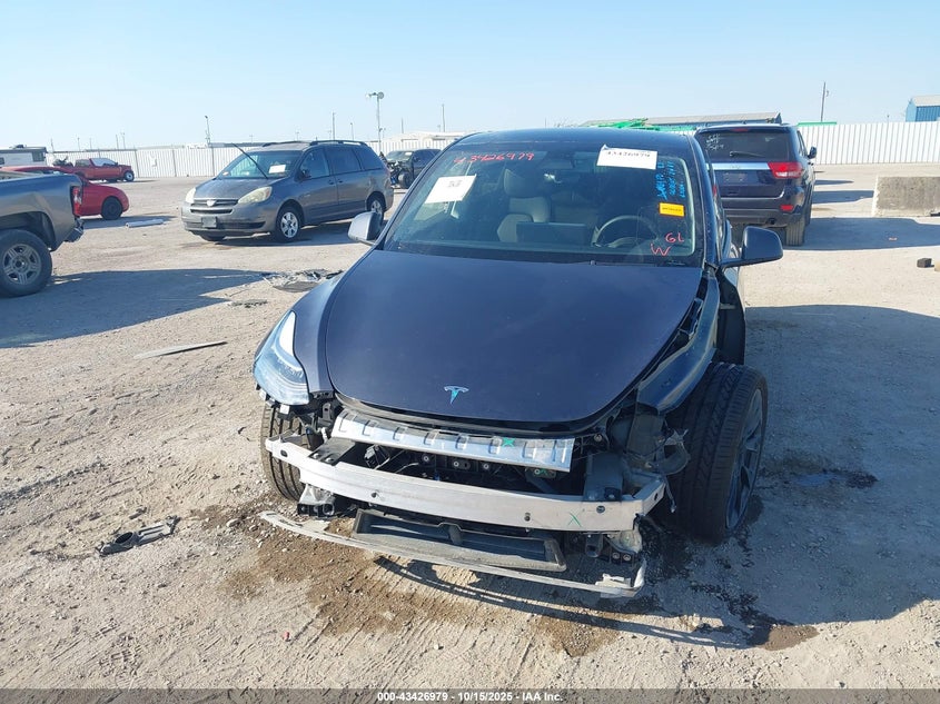 2023 Tesla Model Y Awd/Long Range Dual Motor All-Wheel Drive VIN: 7SAYGDEE8PA048206 Lot: 43426979