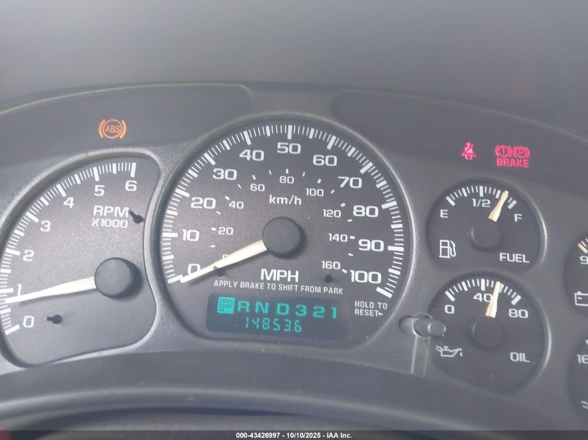 2001 GMC Yukon Sle VIN: 1GKEC13T41J283382 Lot: 43426997