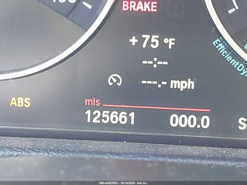 2012 BMW 328I VIN: WBA3C1C53CF431285 Lot: 43427003