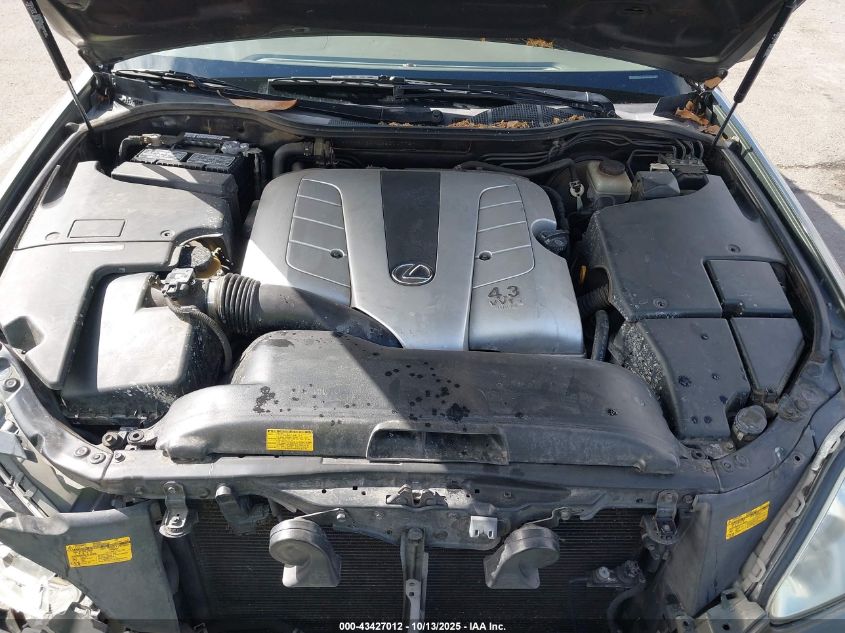 2005 Lexus Ls 430 VIN: JTHBN36F855011778 Lot: 43427012