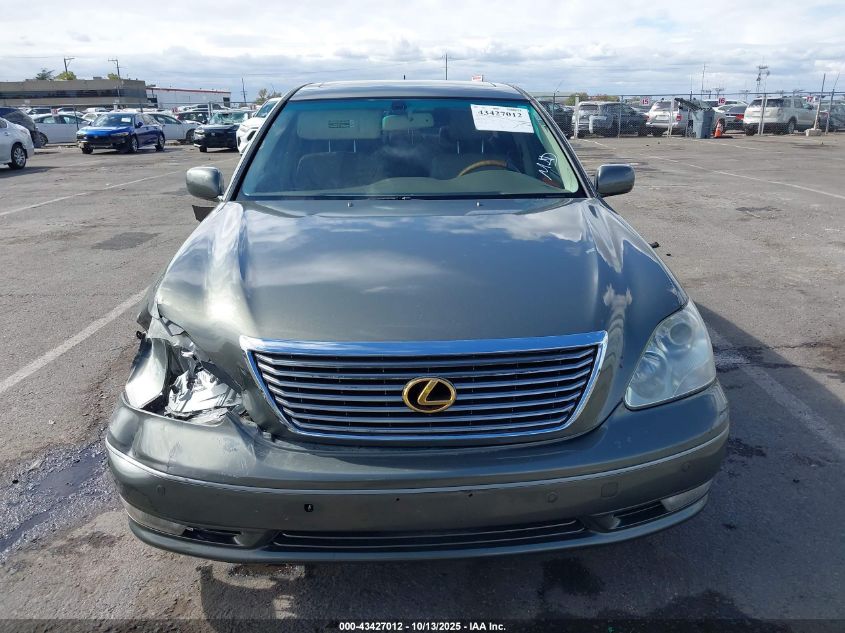 2005 Lexus Ls 430 VIN: JTHBN36F855011778 Lot: 43427012