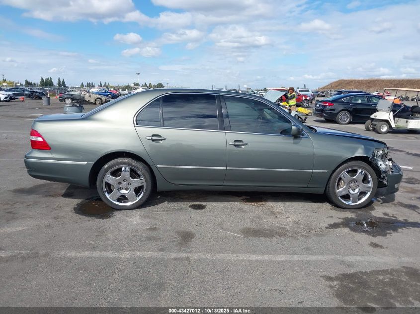 2005 Lexus Ls 430 VIN: JTHBN36F855011778 Lot: 43427012
