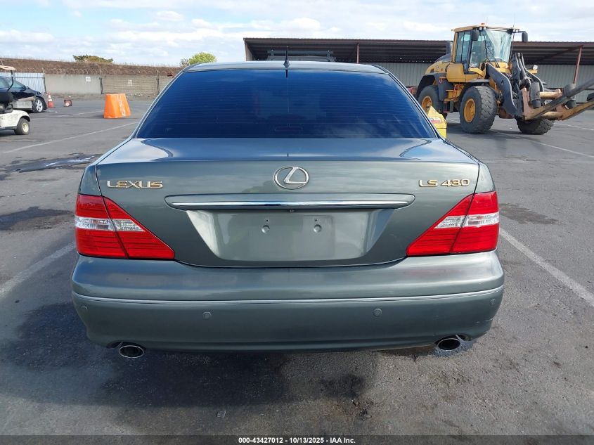 2005 Lexus Ls 430 VIN: JTHBN36F855011778 Lot: 43427012
