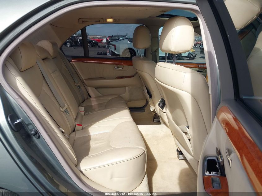 2005 Lexus Ls 430 VIN: JTHBN36F855011778 Lot: 43427012