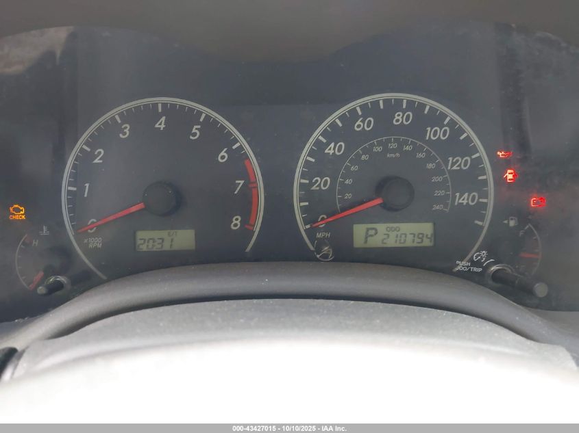 2009 Toyota Corolla Le VIN: 1NXBU40E59Z133015 Lot: 43427015