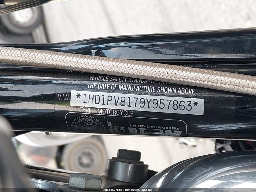 2009 Harley-Davidson Fltrse3 VIN: 1HD1PV8179Y957863 Lot: 43427018