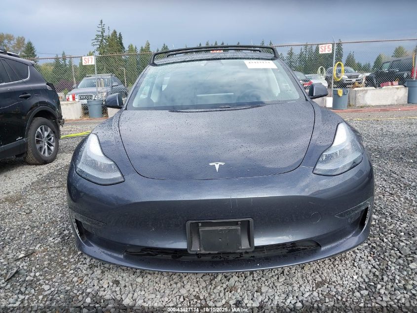2021 Tesla Model 3 Long Range Dual Motor All-Wheel Drive VIN: 5YJ3E1EB1MF049410 Lot: 43427134
