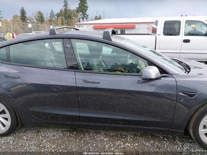2021 Tesla Model 3 Long Range Dual Motor All-Wheel Drive VIN: 5YJ3E1EB1MF049410 Lot: 43427134