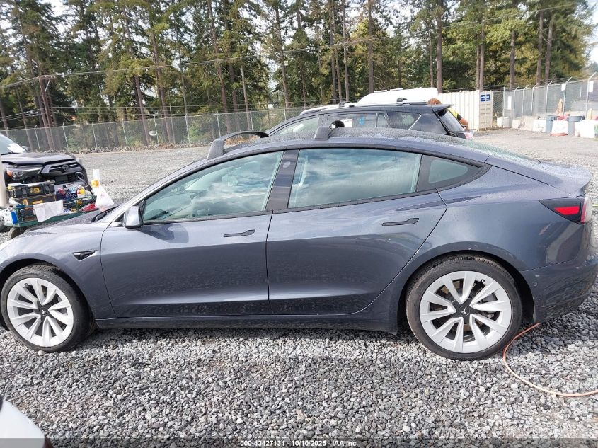 2021 Tesla Model 3 Long Range Dual Motor All-Wheel Drive VIN: 5YJ3E1EB1MF049410 Lot: 43427134