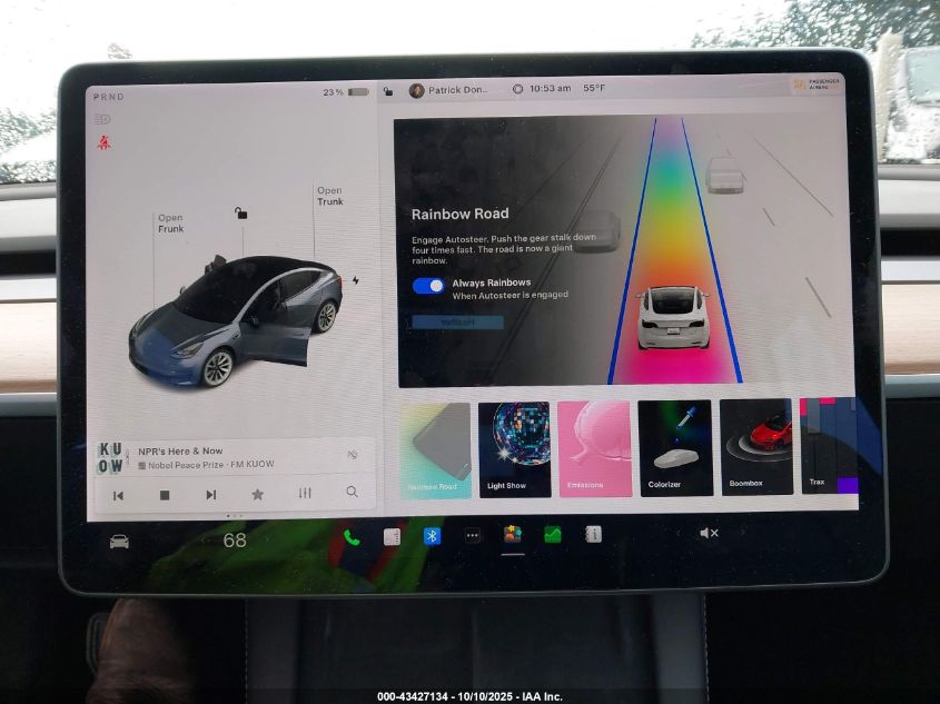 2021 Tesla Model 3 Long Range Dual Motor All-Wheel Drive VIN: 5YJ3E1EB1MF049410 Lot: 43427134