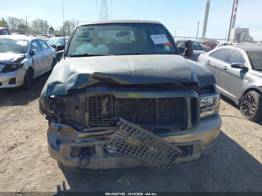 2003 Ford Excursion Eddie Bauer VIN: 1FMNU44F03EB12395 Lot: 43427169