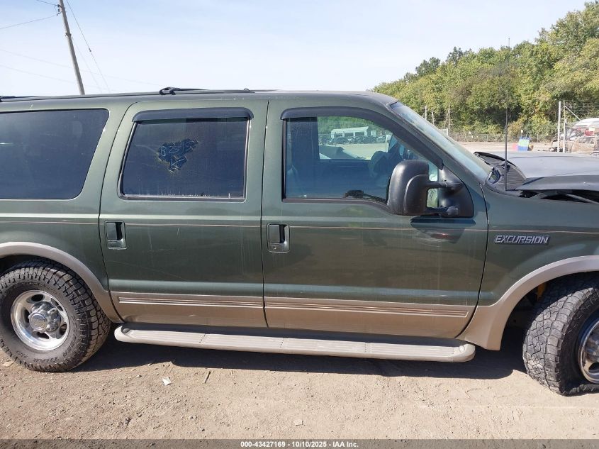 2003 Ford Excursion Eddie Bauer VIN: 1FMNU44F03EB12395 Lot: 43427169