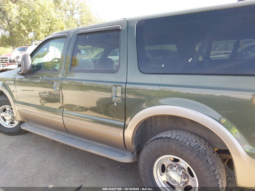 2003 Ford Excursion Eddie Bauer VIN: 1FMNU44F03EB12395 Lot: 43427169