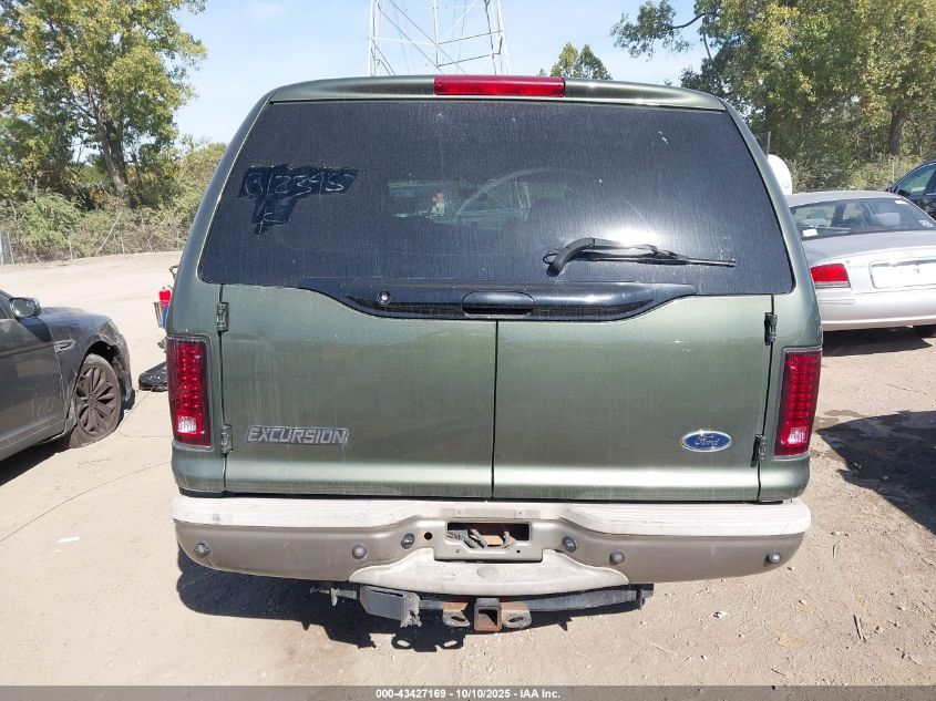 2003 Ford Excursion Eddie Bauer VIN: 1FMNU44F03EB12395 Lot: 43427169