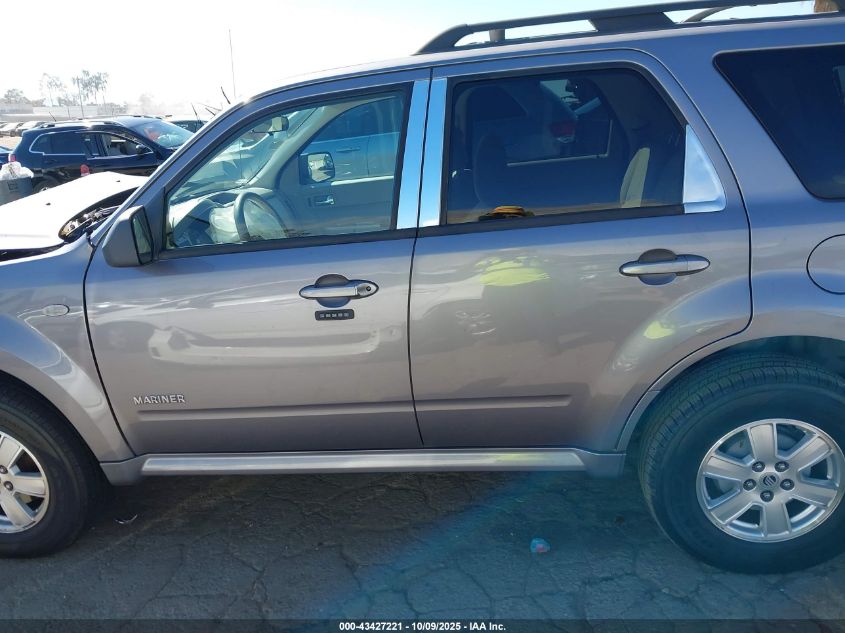 2008 Mercury Mariner V6 VIN: 4M2CU81128KJ06404 Lot: 43427221